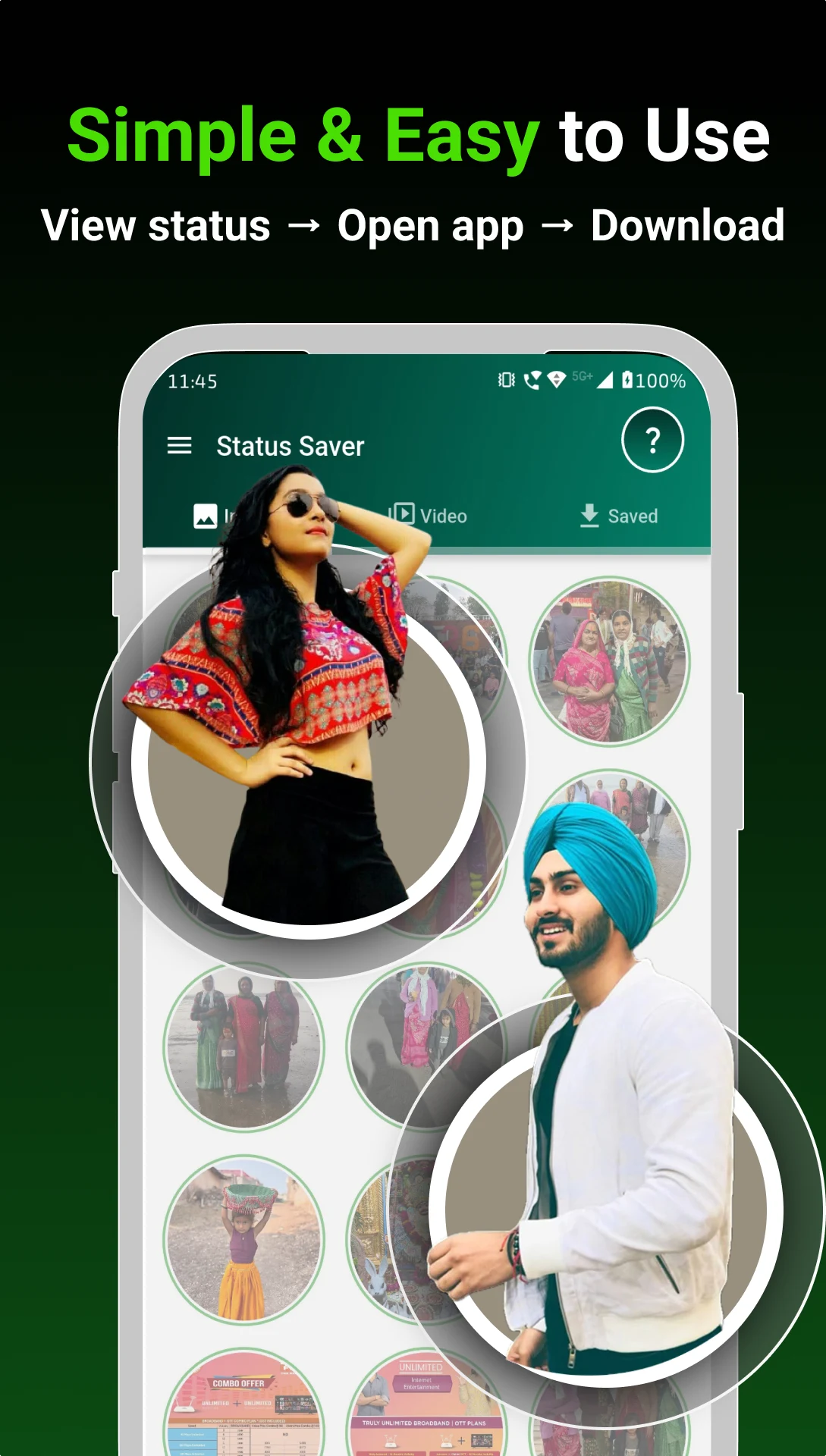 WhatsApp Status Saver screenshot